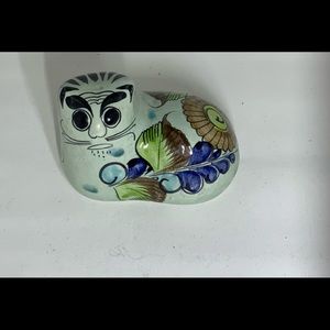 TONALA Jalisco Mexico Vintage Pottery Cat Kitty Figure #337